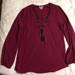 Long sleeved top
